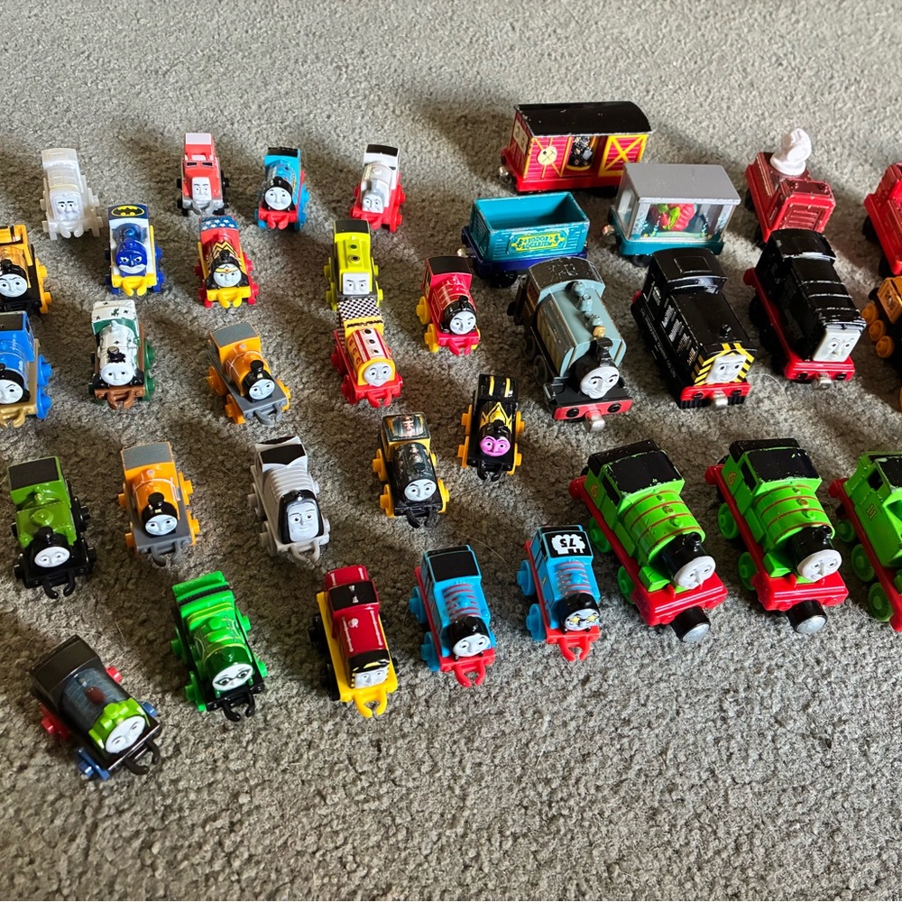 Thomas & Friends Green and Blue Train Vehicles